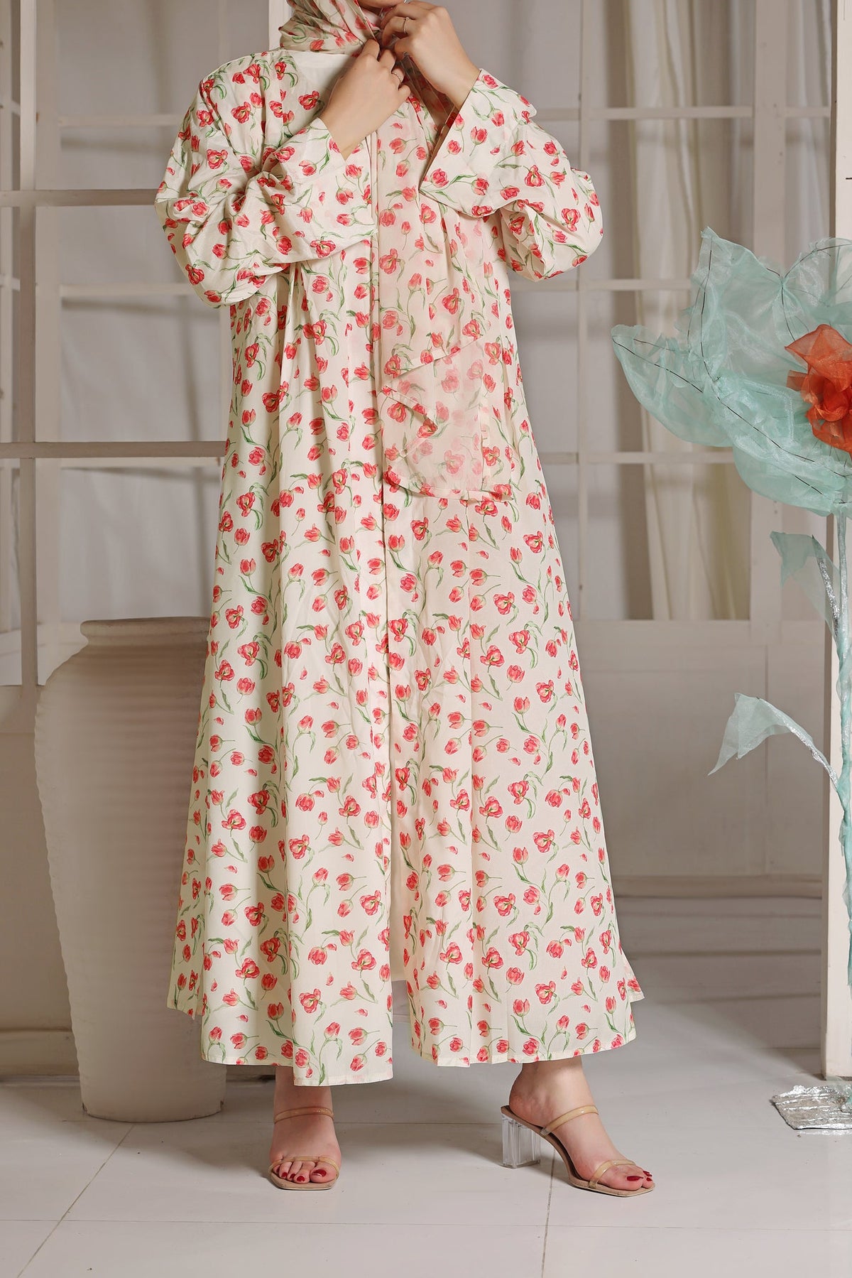 Rose Petal Noure Abaya by Al Deebaj, photo 7