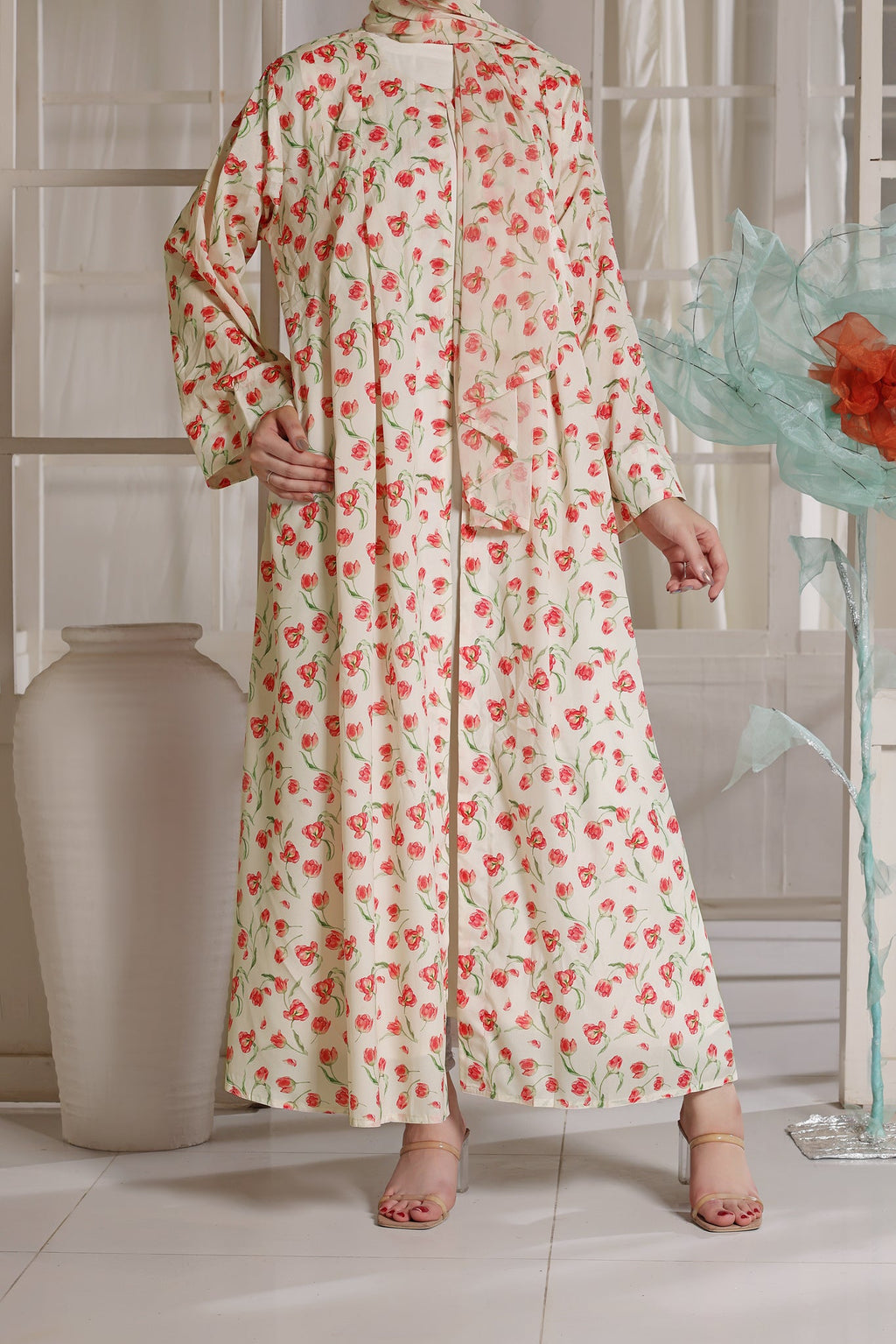 Rose Petal Noure Abaya by Al Deebaj, photo 4