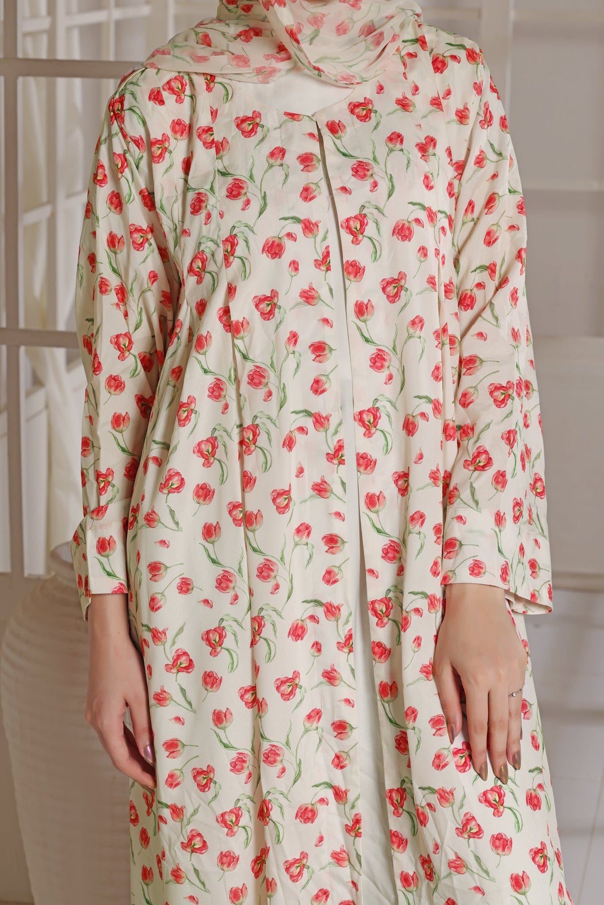 Rose Petal Noure Abaya by Al Deebaj, photo 3