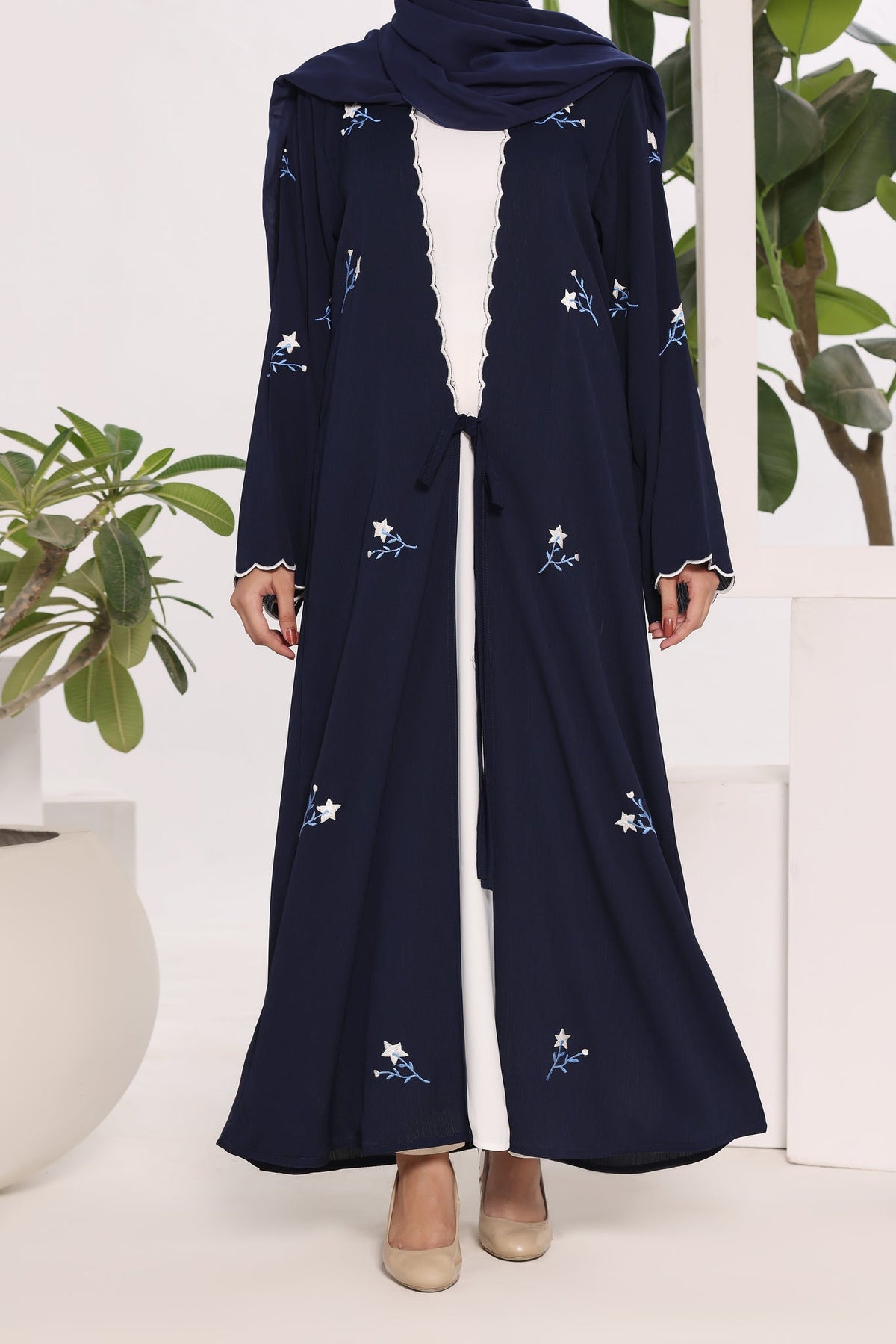 Aleena Blue Abaya by Al Deebaj, photo 6