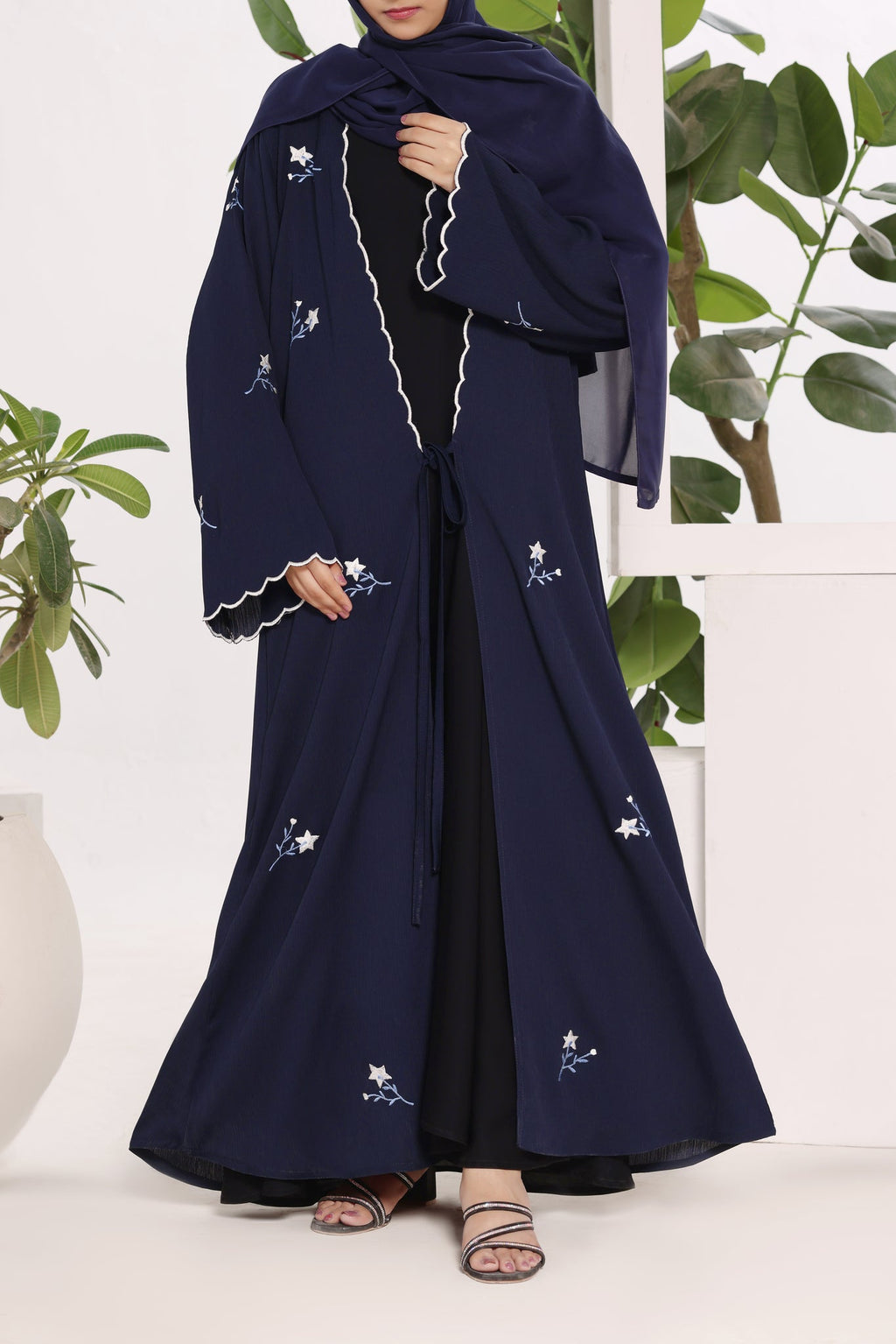 Aleena Blue Abaya by Al Deebaj, photo 7