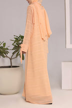 Habiba Peach Abaya by Al Deebaj, photo 5