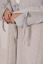 Habiba Grey Abaya by Al Deebaj, photo 6