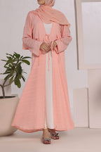 Habiba Pink Abaya by Al Deebaj