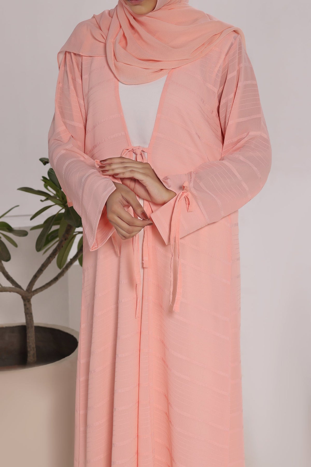 Habiba Pink Abaya by Al Deebaj, photo 3
