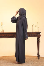 Farheen Grey Abaya by Al Deebaj, photo 2