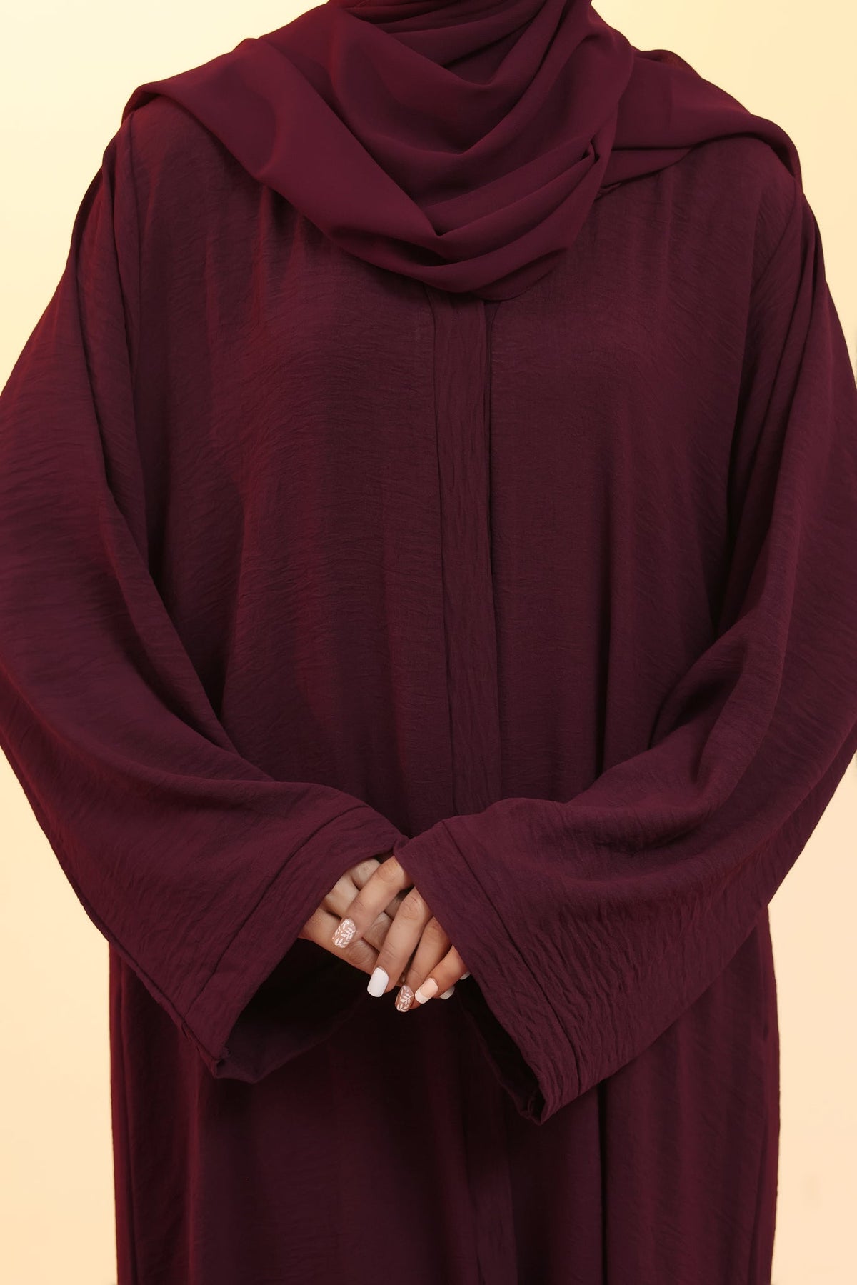 Mehar Maroon Abaya by Al Deebaj, photo 2