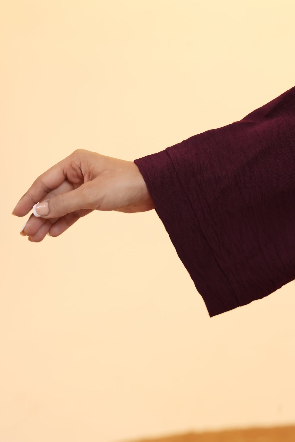 Mehar Maroon Abaya by Al Deebaj, photo 5