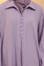 Esha Lilac Abaya by Al Deebaj, photo 2