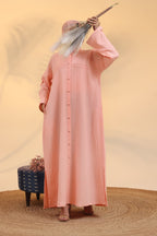 Rania Pink Abaya by Al Deebaj, photo 3