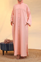 Rania Pink Abaya by Al Deebaj, photo 2