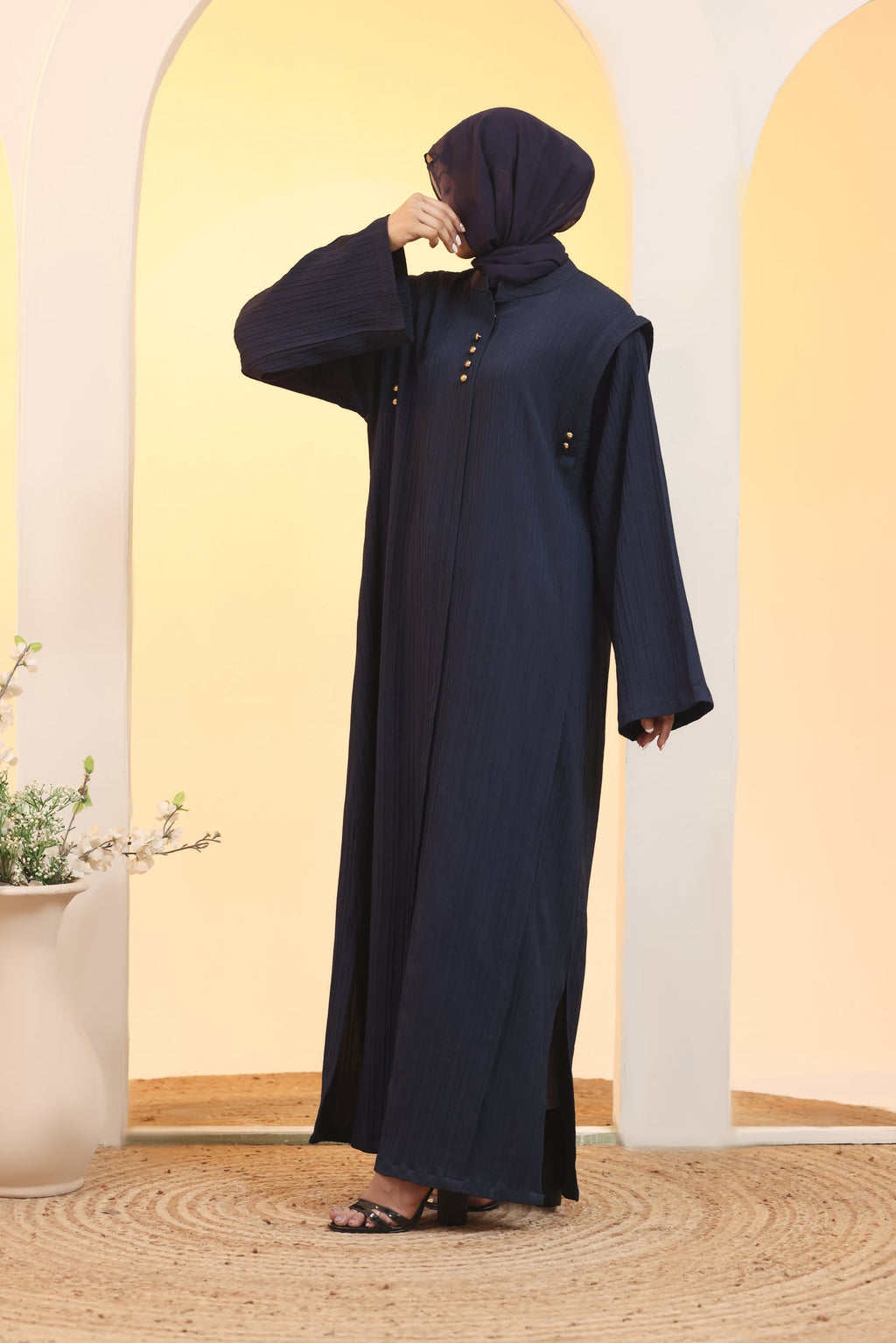 Reem Navy Abaya by Al Deebaj, photo 5