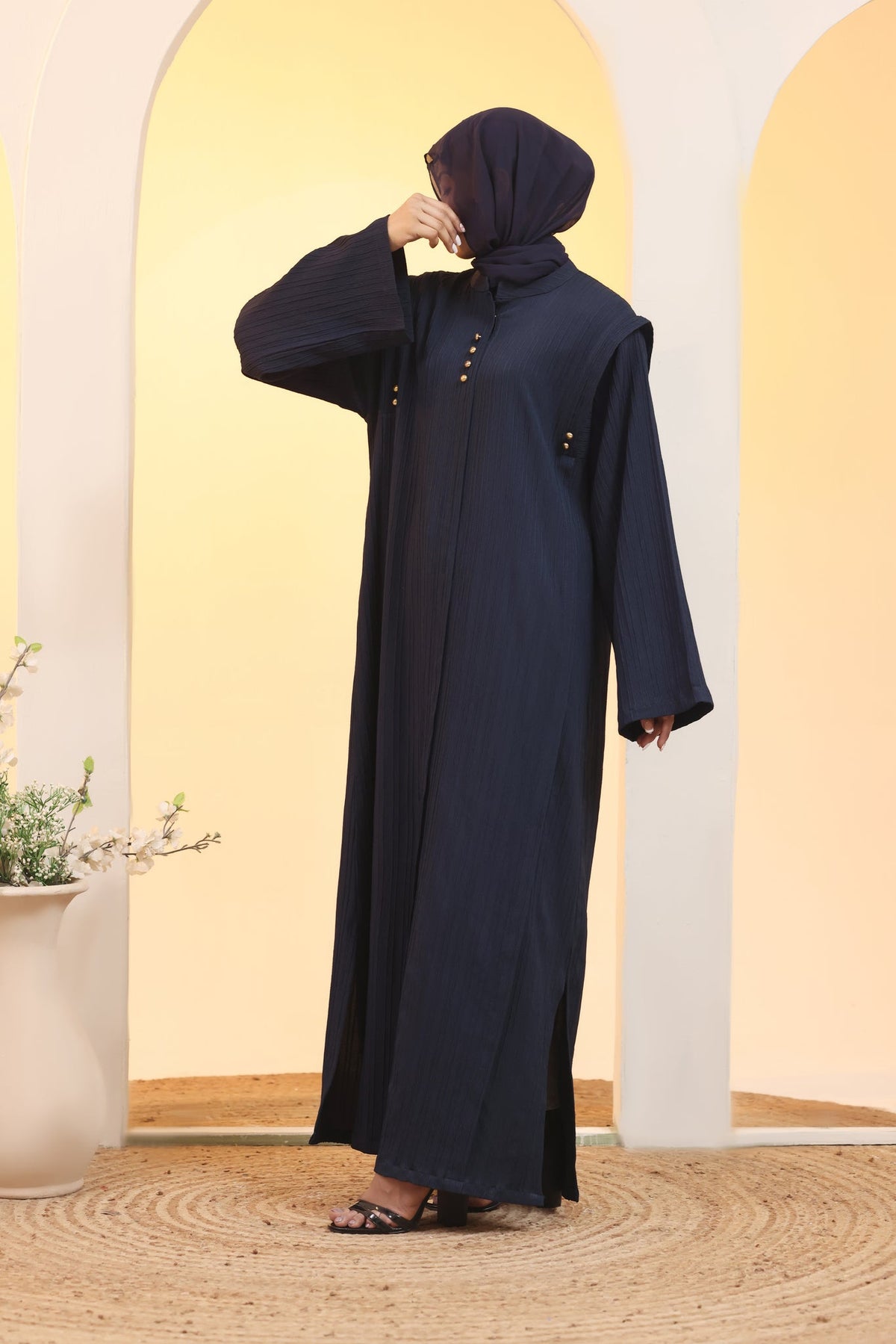 Reem Navy Abaya by Al Deebaj, photo 5
