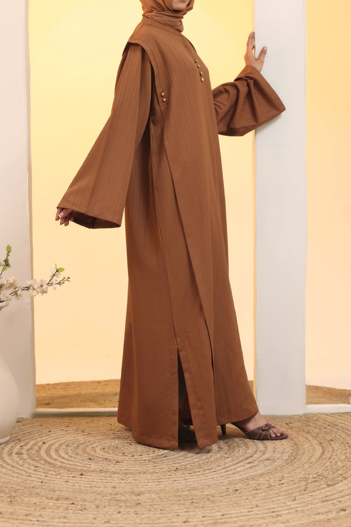 Reem Brown Abaya by Al Deebaj, photo 4