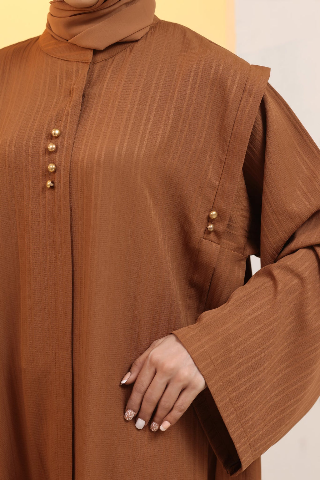 Reem Brown Abaya by Al Deebaj, photo 6
