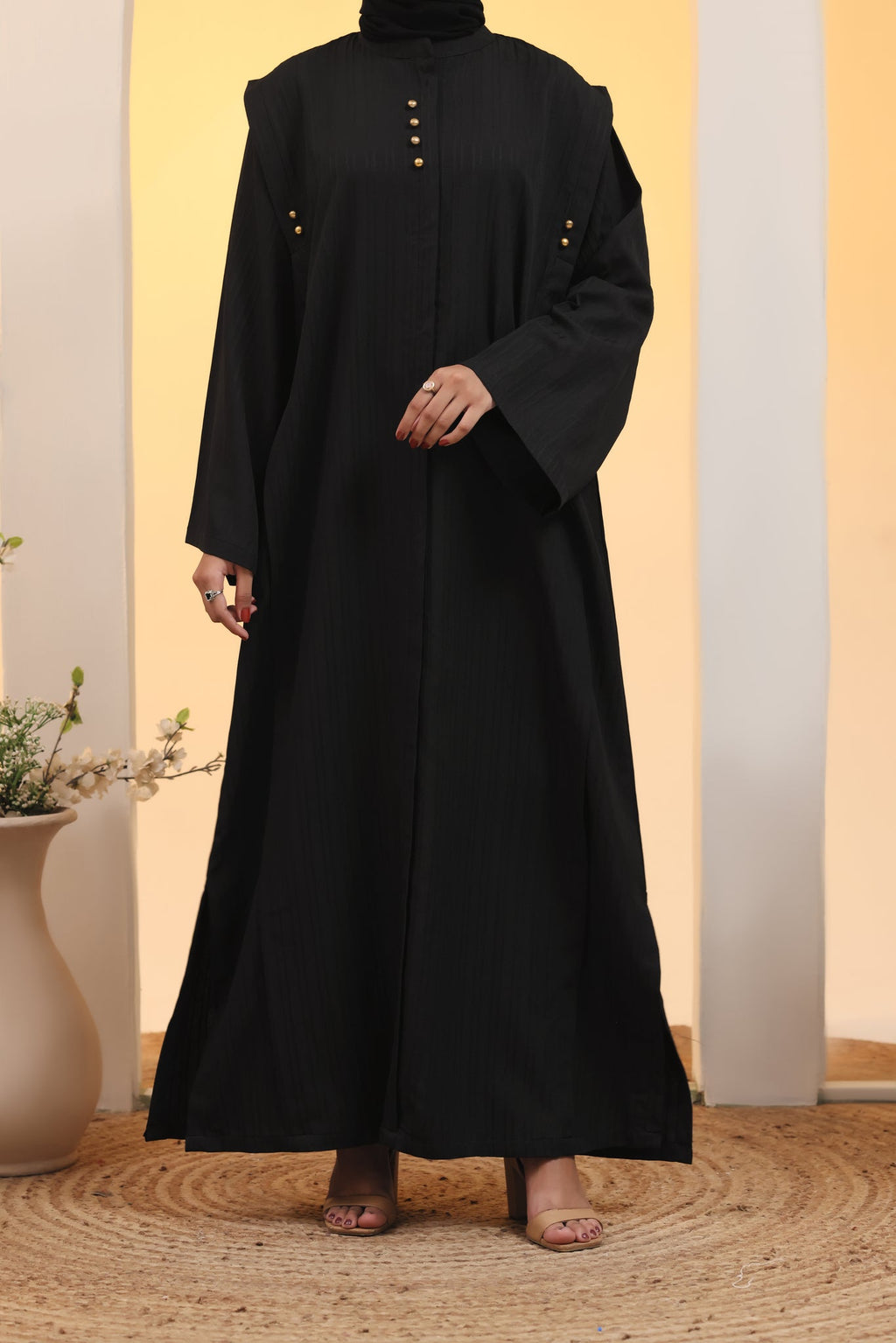 Reem Black Abaya by Al Deebaj, photo 6