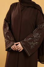 Sahla Brown Abaya by Al Deebaj, photo 2