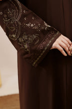 Sahla Brown Abaya by Al Deebaj, photo 3