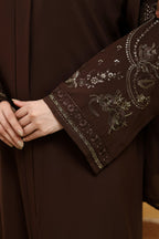 Sahla Brown Abaya by Al Deebaj, photo 4