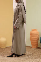 Sahla Beige Abaya by Al Deebaj, photo 4