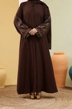 Sahla Brown Abaya by Al Deebaj, photo 5