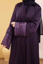 Safa Violet Abaya by Al Deebaj, photo 2