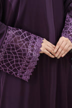 Safa Violet Abaya by Al Deebaj, photo 5