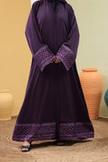 Safa Violet Abaya by Al Deebaj
