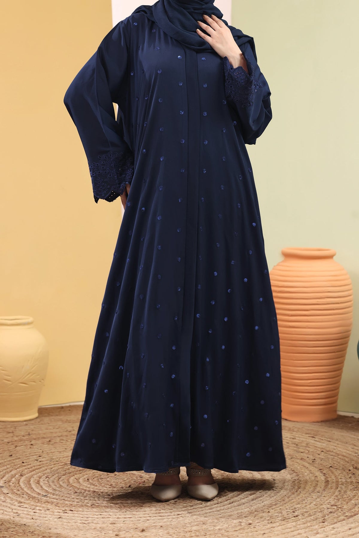 Suhayma Navy Abaya by Al Deebaj, photo 4