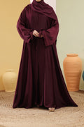 Sameera Maroon Abaya by Al Deebaj