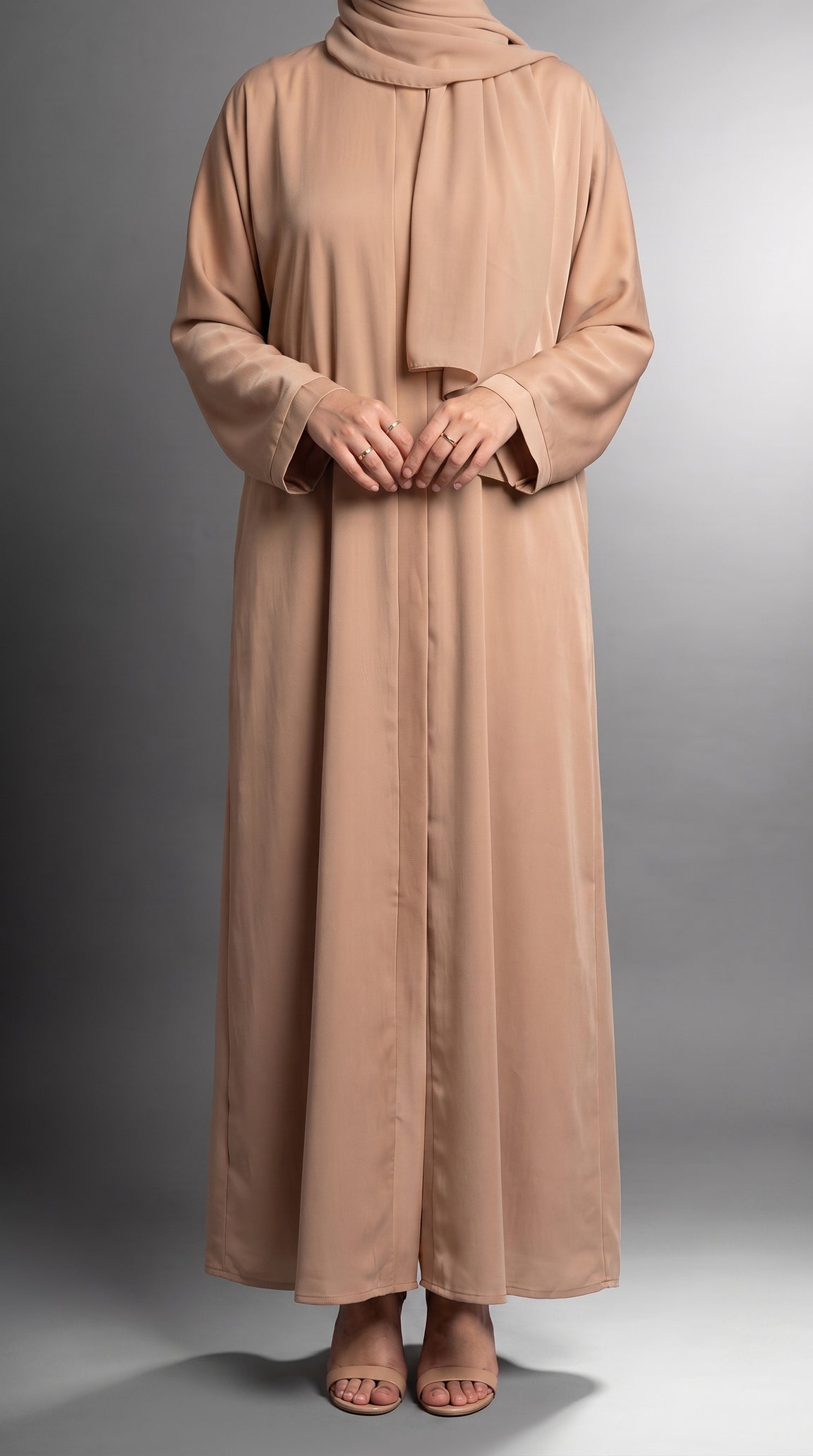 Sandy Plain Abaya by Al Deebaj