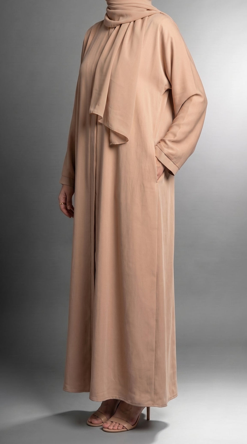Sandy Plain Abaya by Al Deebaj, photo 3