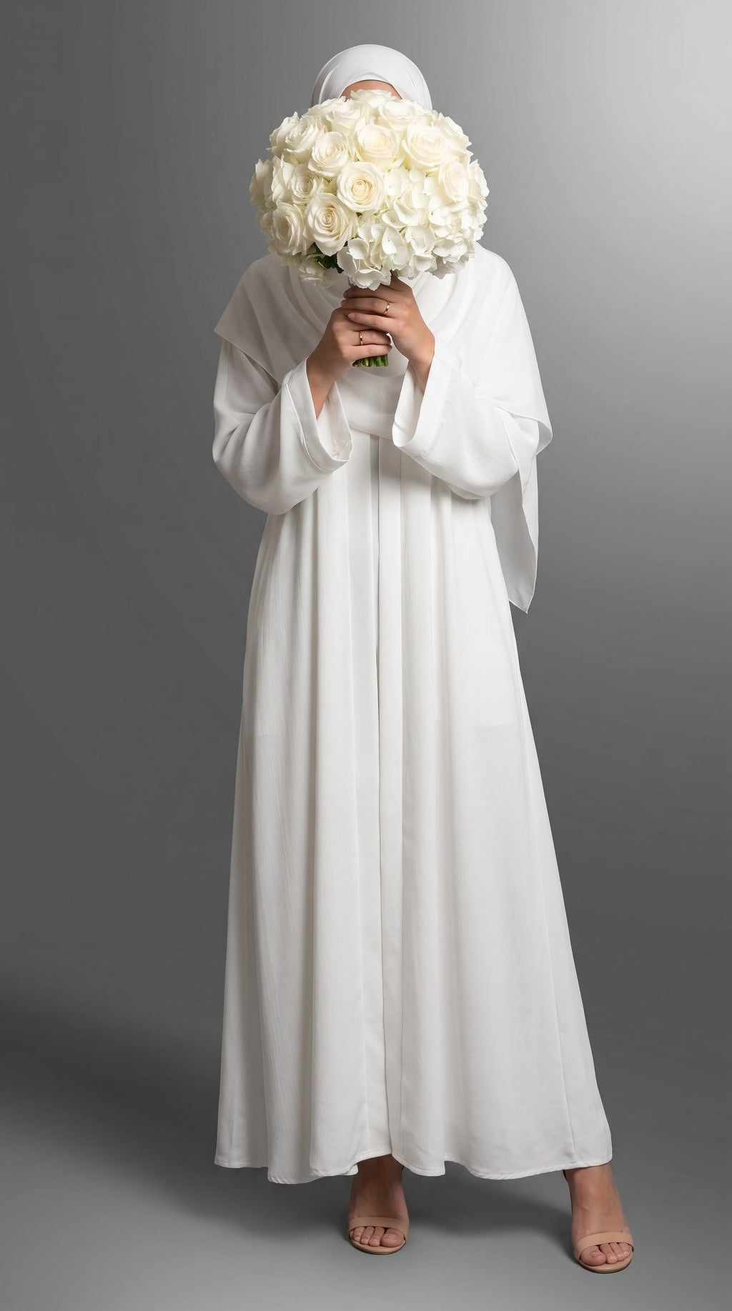 White Plain Abaya by Al Deebaj, photo 2