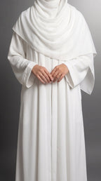 White Plain Abaya by Al Deebaj, photo 4