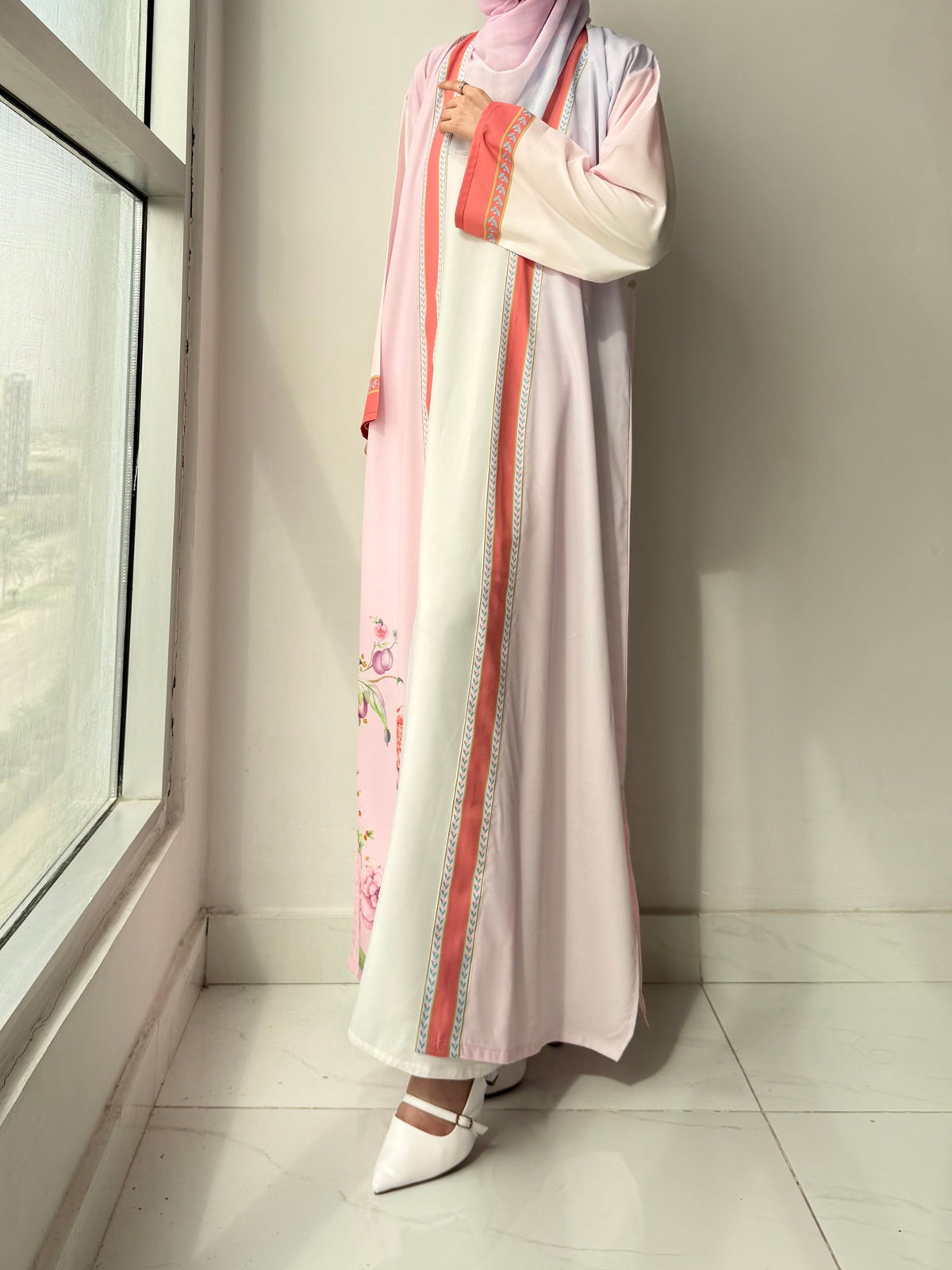 Floral Blush Abaya by Al Deebaj, photo 8