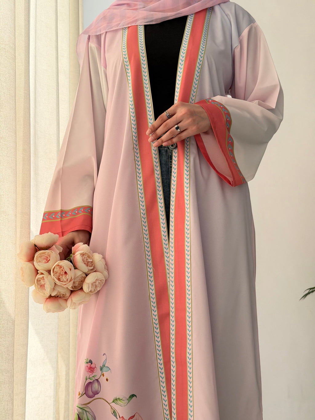 Floral Blush Abaya by Al Deebaj, photo 6