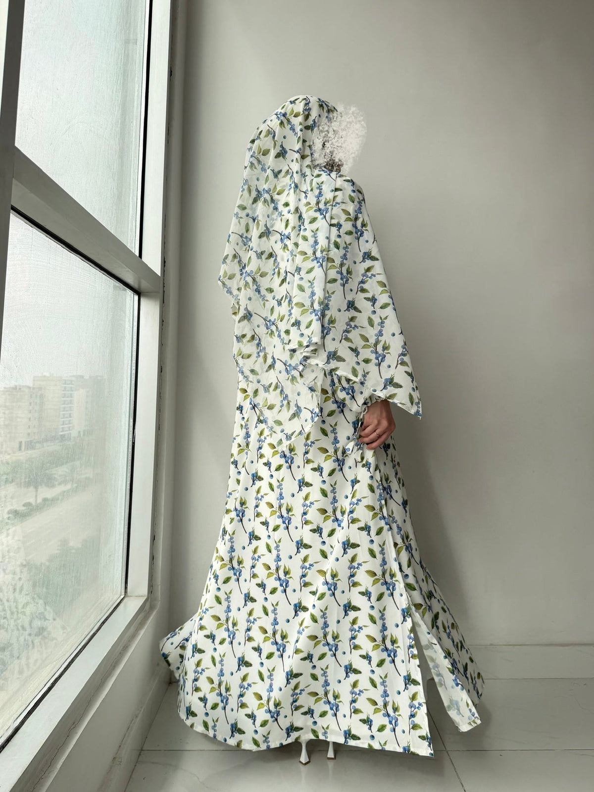 Berry Bloom Abaya by Al Deebaj, photo 4