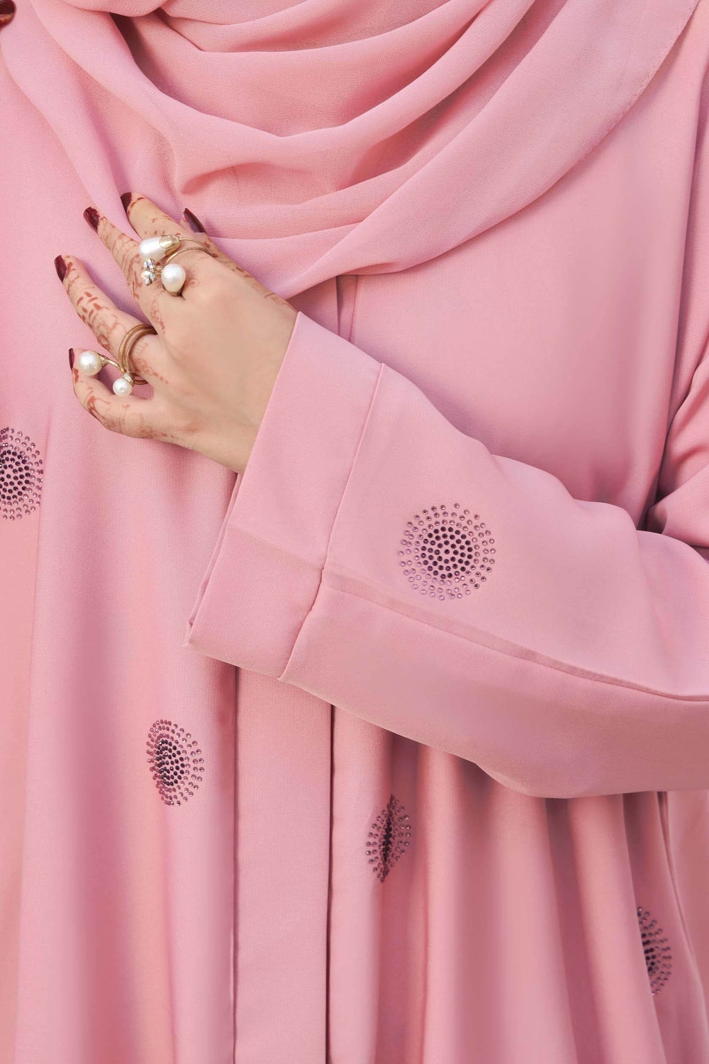 Hoorain Pink Abaya by Al Deebaj, photo 2