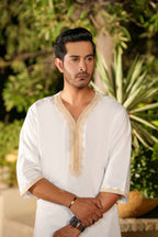 Moroccan Off-White Jubbah by Al Deebaj, photo 3