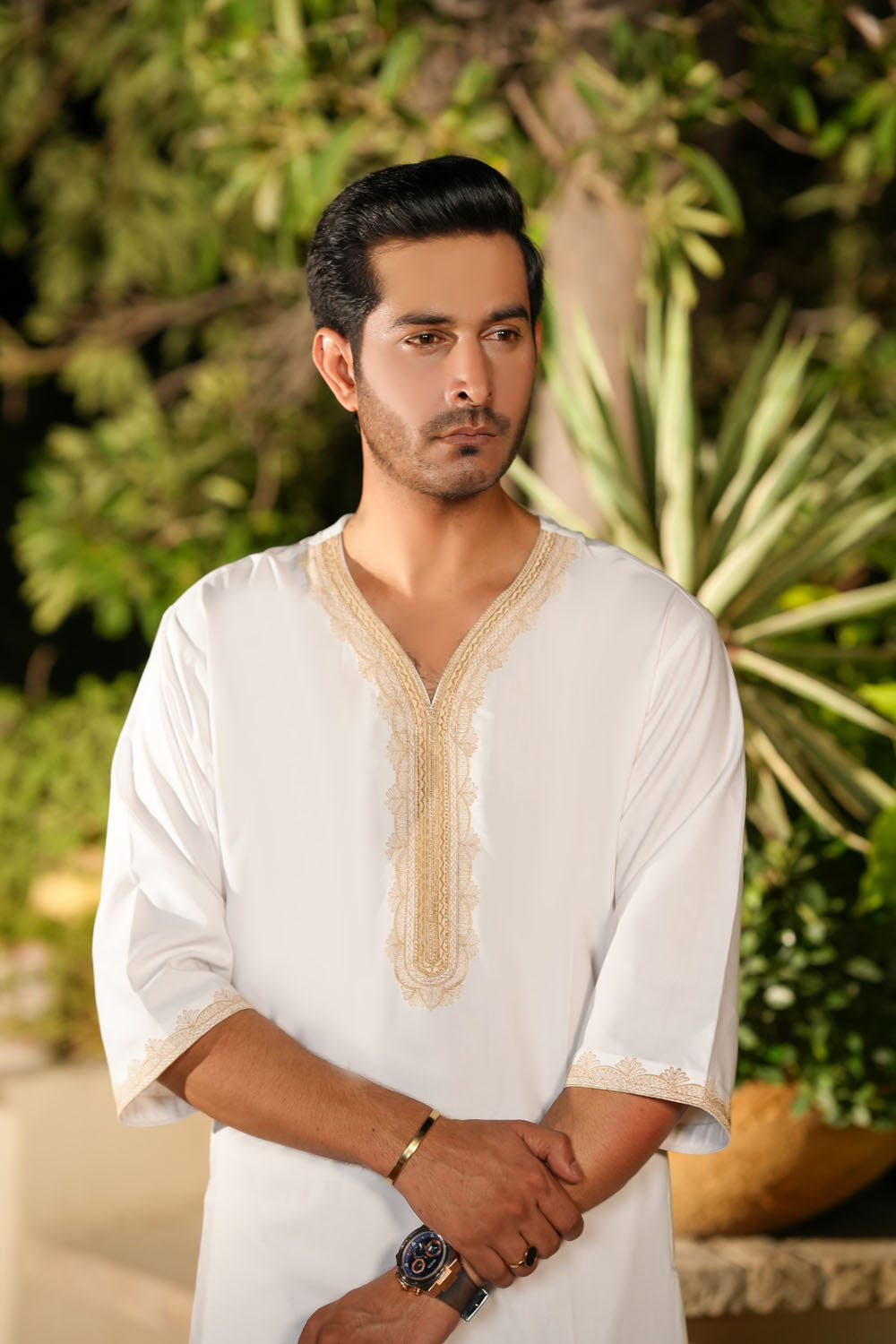 Moroccan Off-White Jubbah by Al Deebaj, photo 3