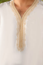 Moroccan Off-White Jubbah by Al Deebaj, photo 4