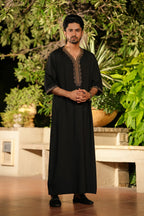 Moroccan Black Jubbah by Al Deebaj