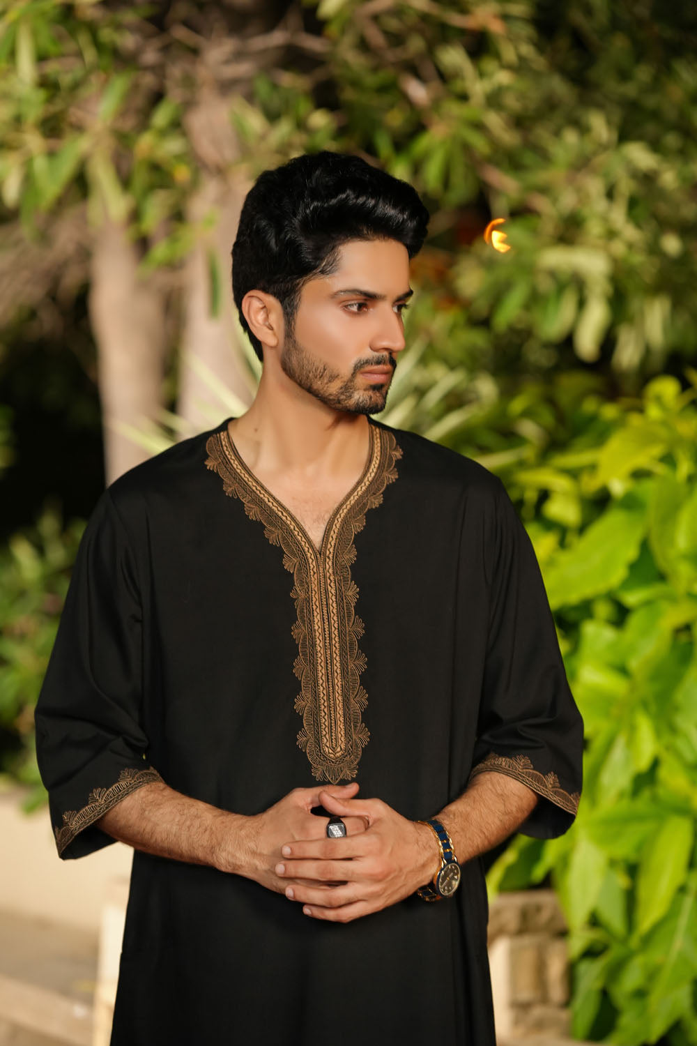 Moroccan Black Jubbah by Al Deebaj, photo 3