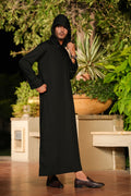 Black Hoodie Jubbah by Al Deebaj