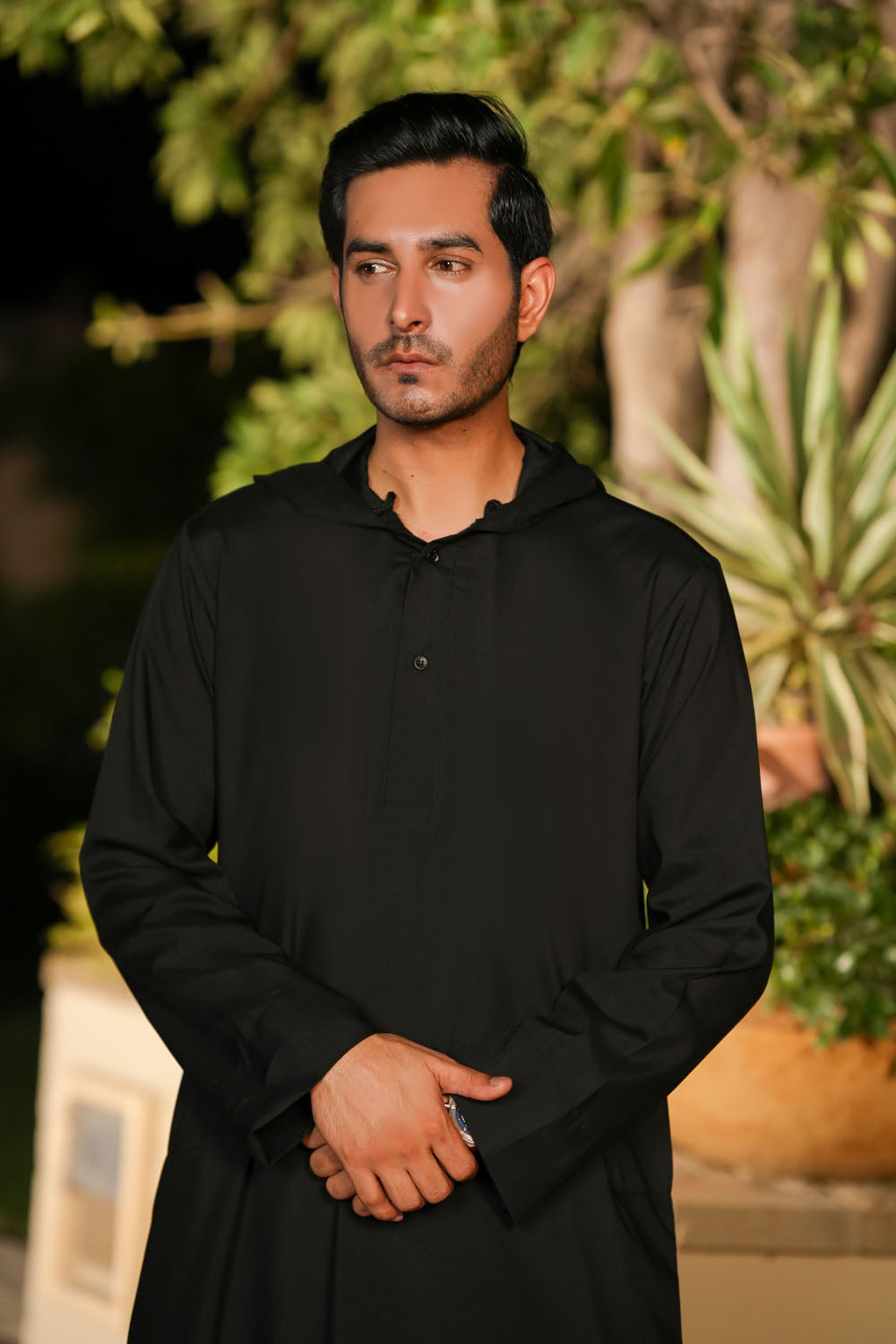 Black Hoodie Jubbah by Al Deebaj, photo 2