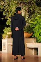 Navy Hoodie Jubbah by Al Deebaj, photo 4