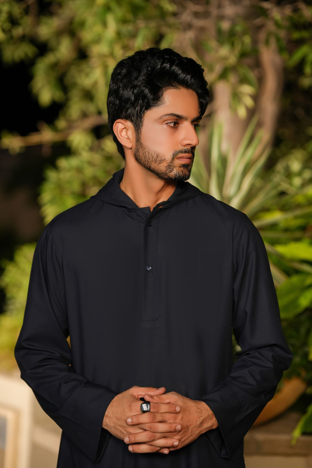 Navy Hoodie Jubbah by Al Deebaj, photo 3