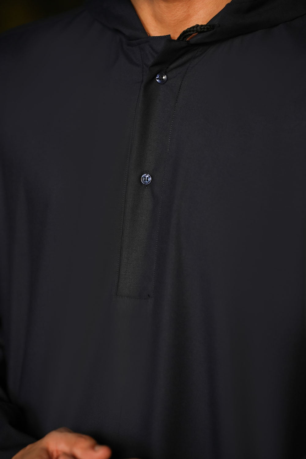 Navy Hoodie Jubbah by Al Deebaj, photo 2