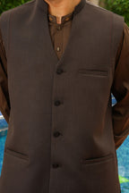 Brown Design Waistcoat by Al Deebaj, photo 2