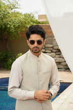 Mint Grey Design Waistcoat by Al Deebaj, photo 2